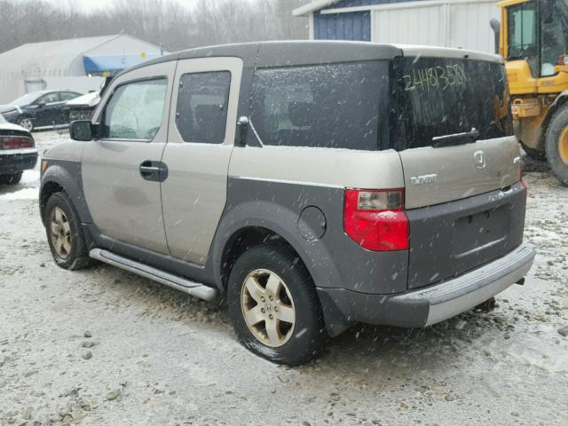 5J6YH27593L039613 - 2003 HONDA ELEMENT EX TAN photo 3