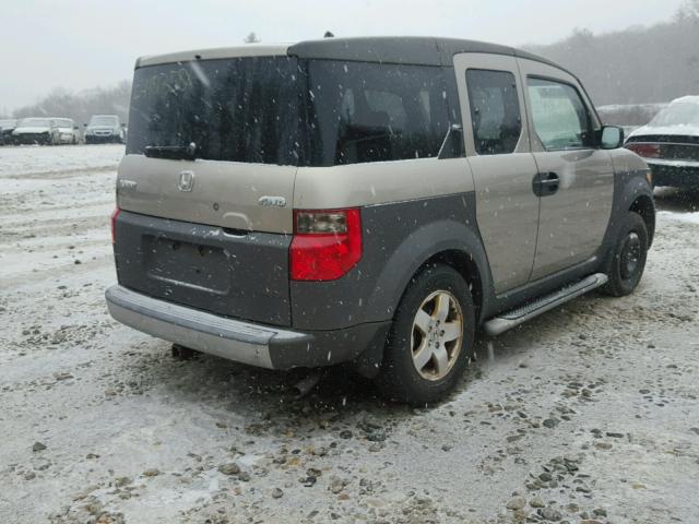 5J6YH27593L039613 - 2003 HONDA ELEMENT EX TAN photo 4