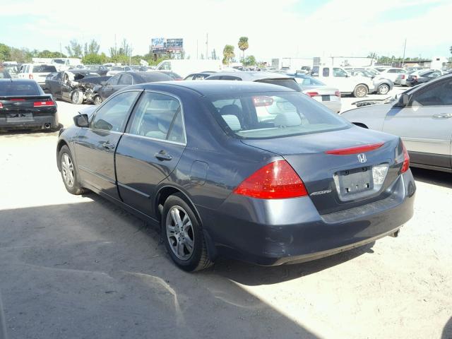 1HGCM56306A029213 - 2006 HONDA ACCORD SE GRAY photo 3