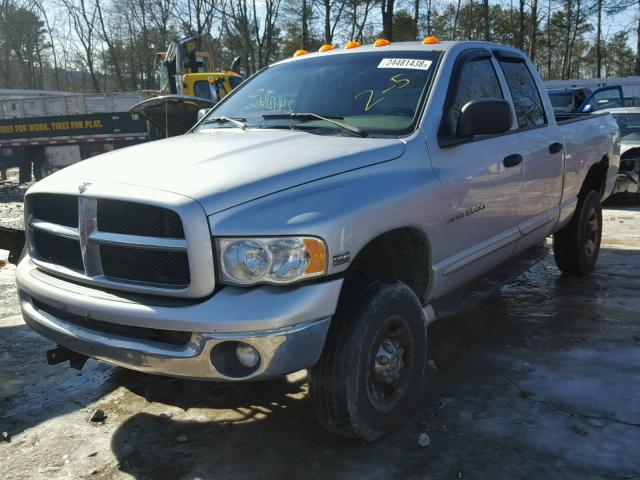 3D7KU28D93G756125 - 2003 DODGE RAM 2500 S SILVER photo 2