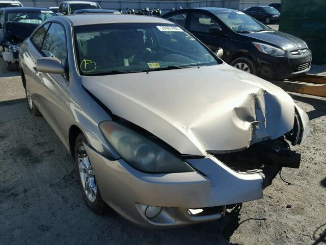 4T1CE38P24U948878 - 2004 TOYOTA CAMRY SOLA TAN photo 1