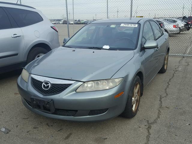 1YVFP80C245N37146 - 2004 MAZDA 6 I GREEN photo 2