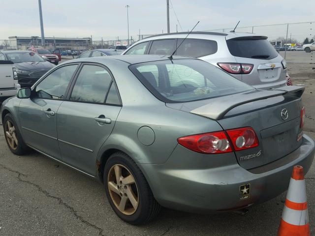 1YVFP80C245N37146 - 2004 MAZDA 6 I GREEN photo 3