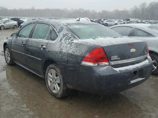 2G1WA5EK0B1105507 - 2011 CHEVROLET IMPALA LS GRAY photo 3