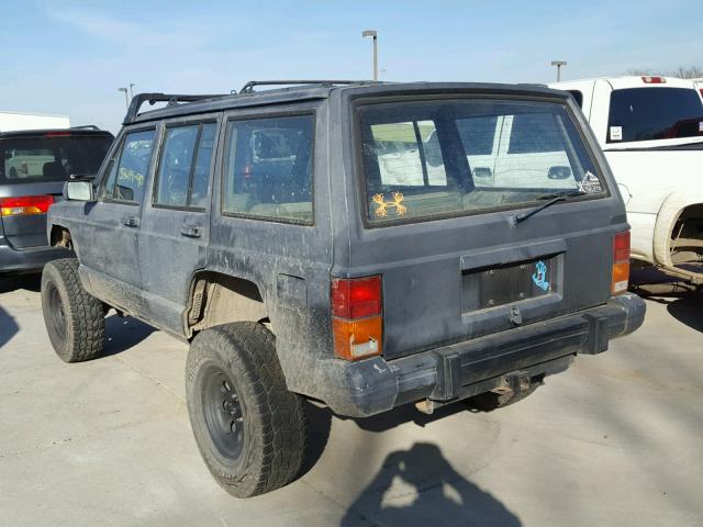 1J4FJ58L2LL128109 - 1990 JEEP CHEROKEE L GRAY photo 3