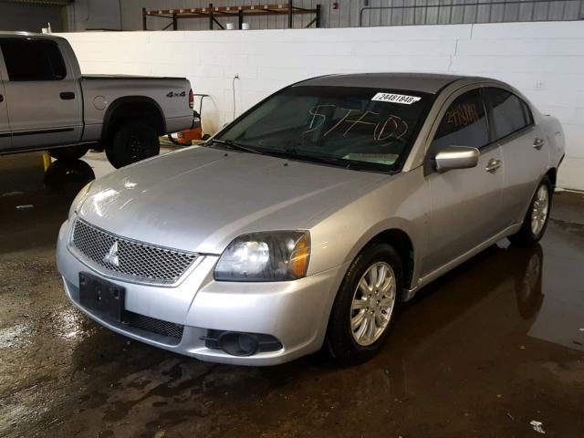 4A32B2FF5BE010522 - 2011 MITSUBISHI GALANT FE SILVER photo 2