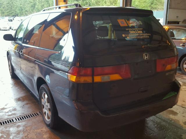 5FNRL18774B112355 - 2004 HONDA ODYSSEY EX BLACK photo 3