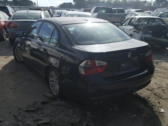 WBAVA33587KX71894 - 2007 BMW 328 I BLACK photo 3