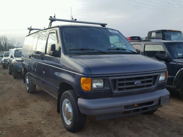 1FTNE24L76HA53912 - 2006 FORD ECONOLINE BLUE photo 1