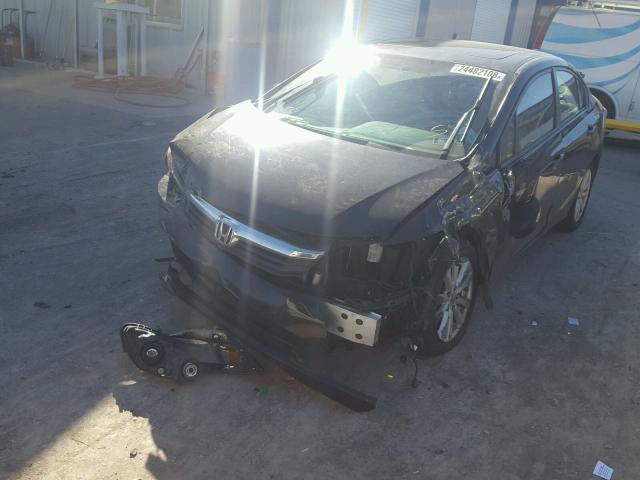 2HGFB2F83CH530624 - 2012 HONDA CIVIC EX შავი ფოტო 9