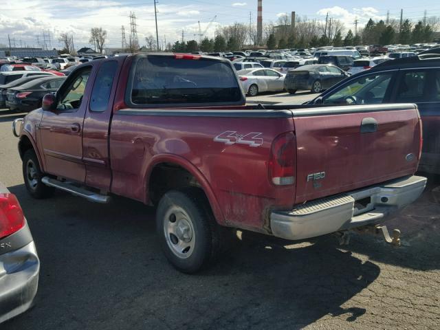 2FTRX18L82CA94969 - 2002 FORD F150 RED photo 3