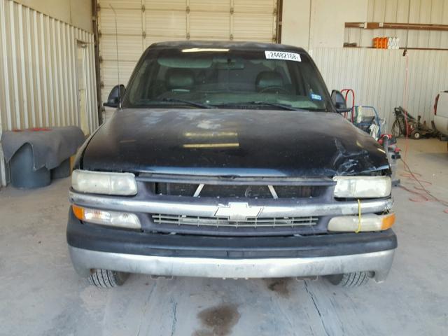 1GCEC14W91Z222860 - 2001 CHEVROLET SILVERADO BLACK photo 9