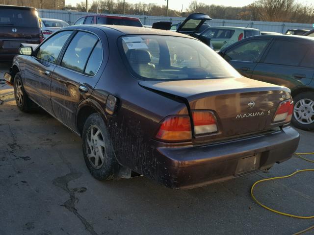 JN1CA21D5VM523833 - 1997 NISSAN MAXIMA GLE MAROON photo 3