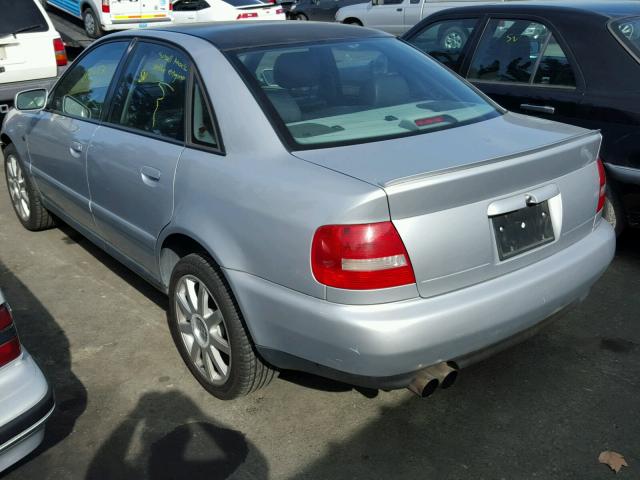 WAUDH28D2YA105638 - 2000 AUDI A4 2.8 QUA GRAY photo 3