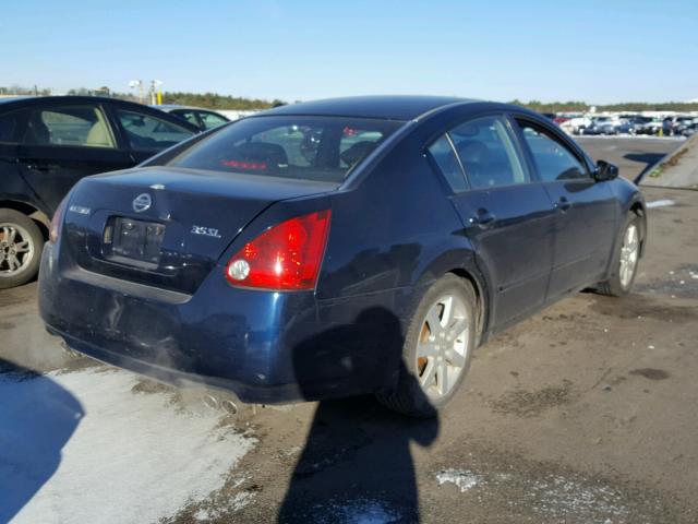 1N4BA41E94C928486 - 2004 NISSAN MAXIMA SE BLUE photo 4