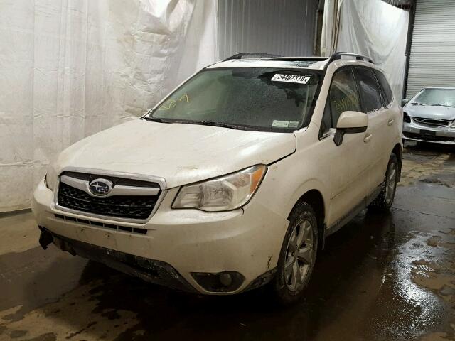 JF2SJAHC3FH544305 - 2015 SUBARU FORESTER 2 WHITE photo 2