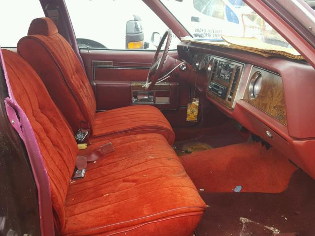 4X69X9H572388 - 1979 BUICK ELECTRA BURGUNDY photo 5