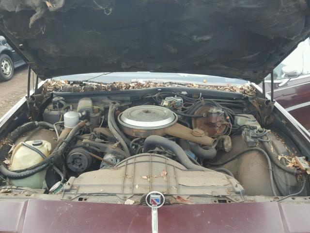 4X69X9H572388 - 1979 BUICK ELECTRA BURGUNDY photo 7