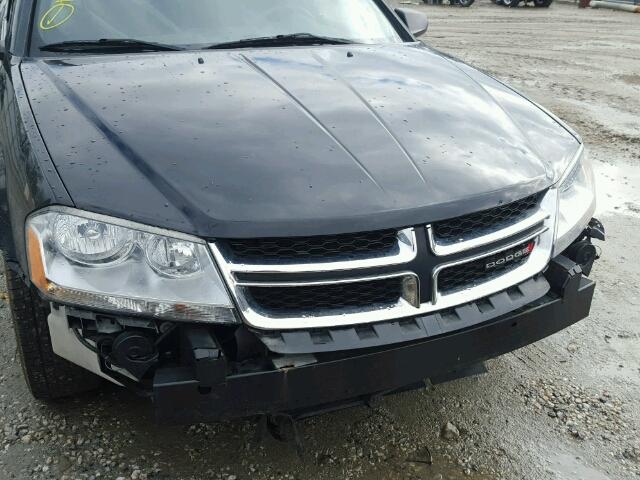 1C3CDZAB6DN702889 - 2013 DODGE AVENGER SE BLACK photo 9