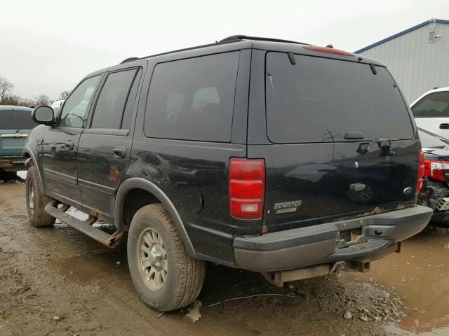 1FMRU1660YLC34979 - 2000 FORD EXPEDITION BLACK photo 3