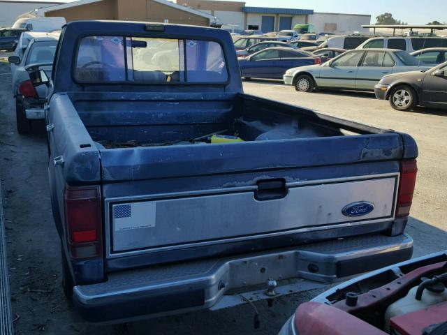 1FTCR10X7LUB00292 - 1990 FORD RANGER BLUE photo 3