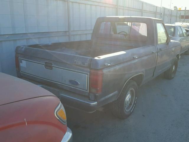 1FTCR10X7LUB00292 - 1990 FORD RANGER BLUE photo 4