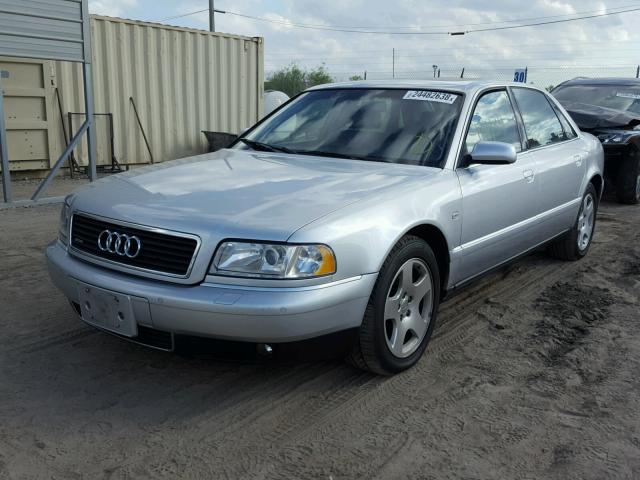 WAUML44D73N002443 - 2003 AUDI A8 L QUATT SILVER photo 2