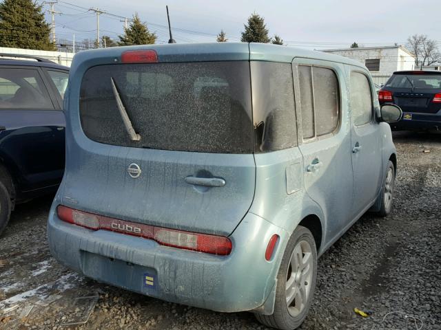 JN8AZ2KR8AT159936 - 2010 NISSAN CUBE BASE BLUE photo 4