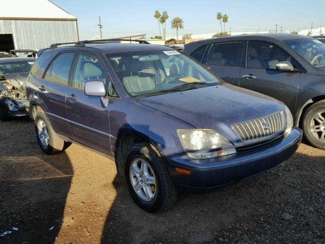 JT6HF10U5Y0122172 - 2000 LEXUS RX 300 BLUE photo 1