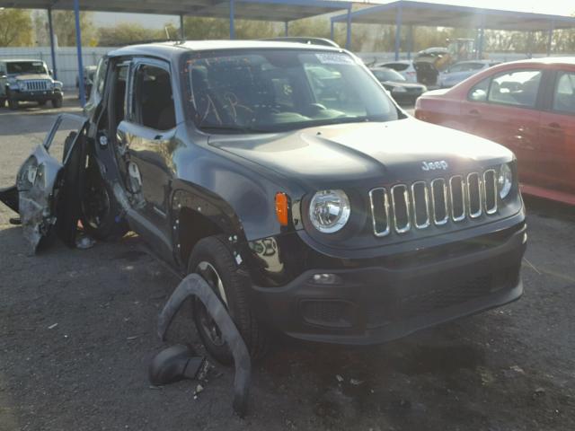 ZACCJBAB6HPF79149 - 2017 JEEP RENEGADE S BLACK photo 1