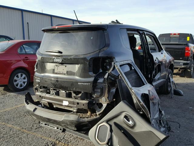 ZACCJBAB6HPF79149 - 2017 JEEP RENEGADE S BLACK photo 4