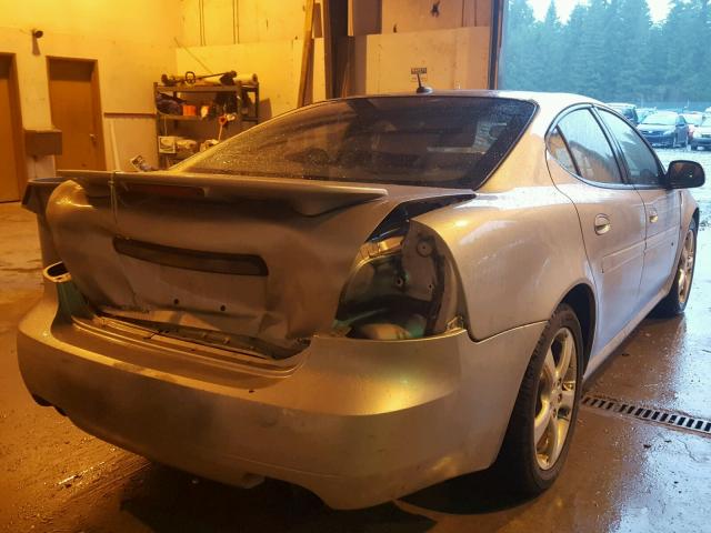 2G2WC55C671189774 - 2007 PONTIAC GRAND PRIX SILVER photo 4