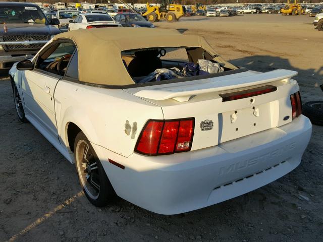 1FAFP44471F149794 - 2001 FORD MUSTANG WHITE photo 3