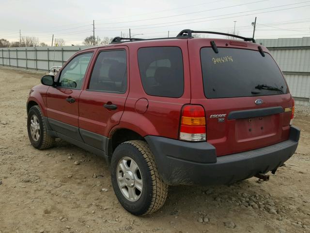 1FMCU93173KB46569 - 2003 FORD ESCAPE XLT RED photo 3