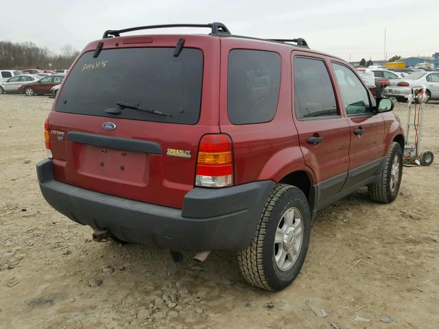 1FMCU93173KB46569 - 2003 FORD ESCAPE XLT RED photo 4