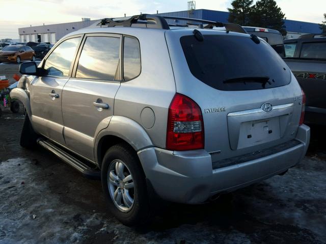 KM8JN72D06U289036 - 2006 HYUNDAI TUCSON GLS SILVER photo 3