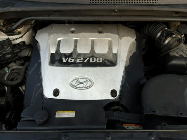 KM8JN72D06U289036 - 2006 HYUNDAI TUCSON GLS SILVER photo 7