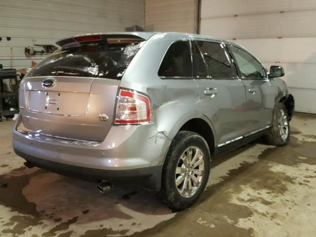 2FMDK49C47BB51556 - 2007 FORD EDGE SEL P GRAY photo 4