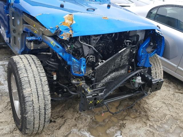 1C4AJWAG7GL286955 - 2016 JEEP WRANGLER S BLUE photo 9