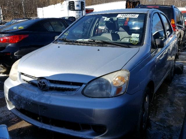 JTDBT123435043650 - 2003 TOYOTA ECHO SILVER photo 2