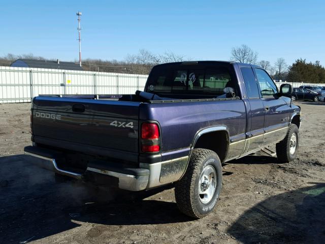 3B7HF13Z1WG159647 - 1998 DODGE RAM 1500 PURPLE photo 4