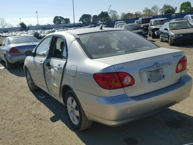 JTDBR38E030015800 - 2003 TOYOTA COROLLA CE SILVER photo 3