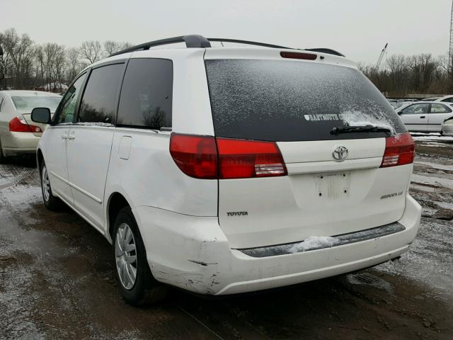 5TDZA23C25S319670 - 2005 TOYOTA SIENNA CE WHITE photo 3