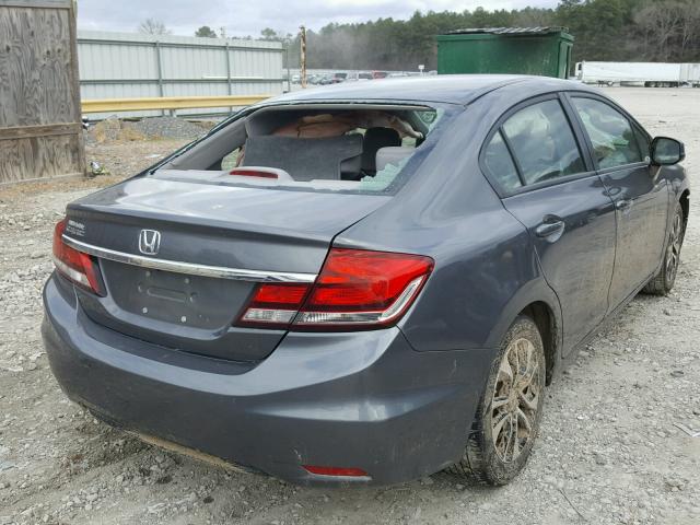 2HGFB2F96DH521720 - 2013 HONDA CIVIC EXL GRAY photo 4
