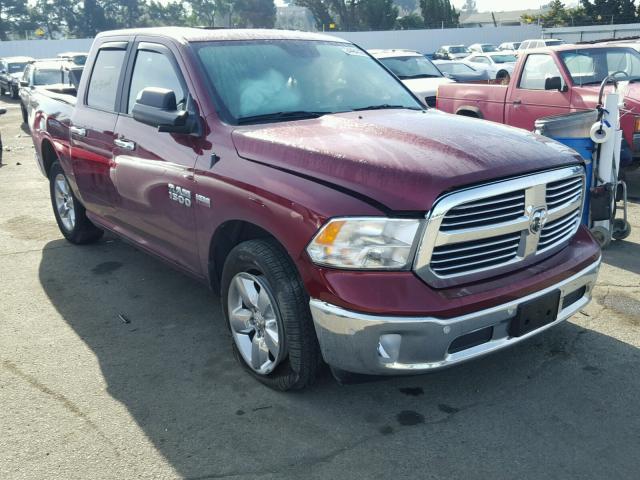 1C6RR7GT0HS819376 - 2017 RAM 1500 SLT RED photo 1