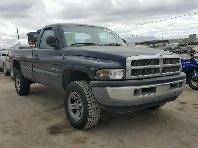 1B7HF16Z7YS614797 - 2000 DODGE RAM 1500 BLUE photo 1