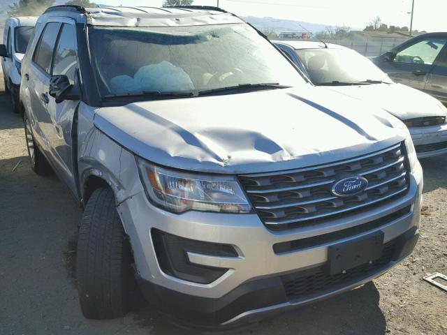 1FM5K7BH7HGC66268 - 2017 FORD EXPLORER SILVER photo 1