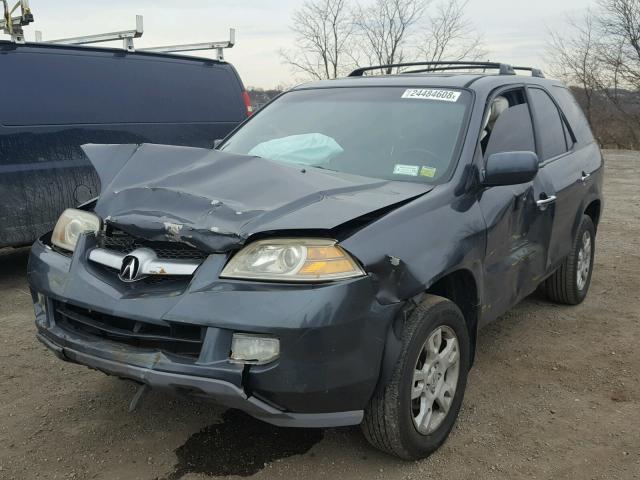 2HNYD18904H530917 - 2004 ACURA MDX TOURIN BLUE photo 9