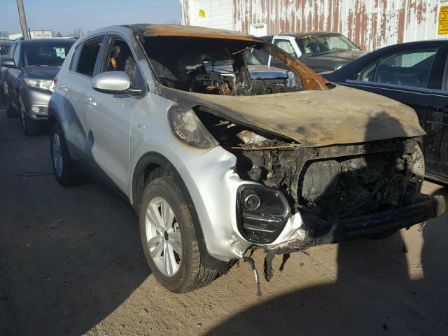 KNDPMCAC0J7370421 - 2018 KIA SPORTAGE L SILVER photo 1