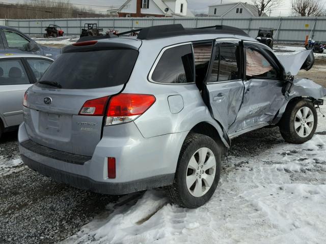 4S4BRBKC5C3230617 - 2012 SUBARU OUTBACK 2. SILVER photo 4